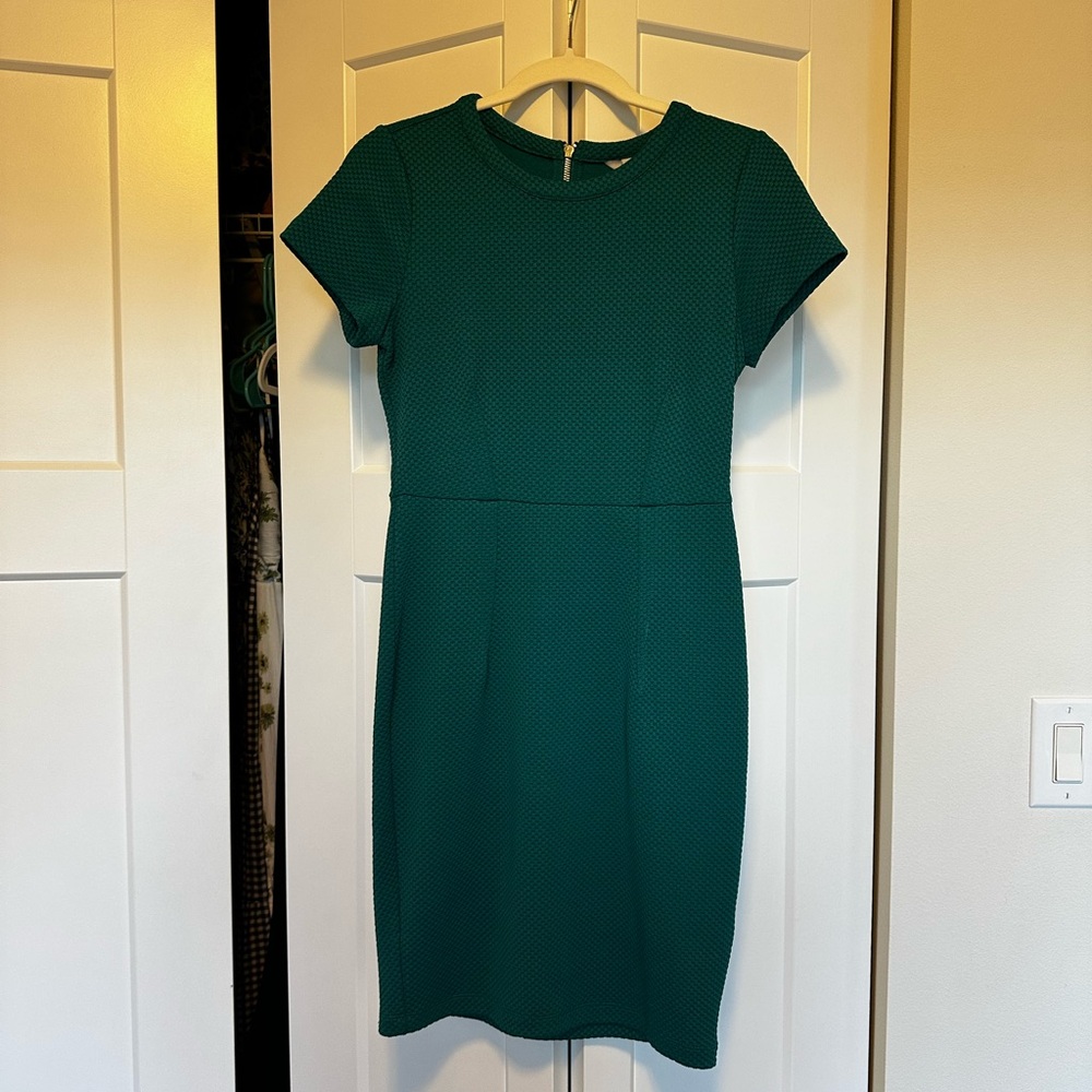 H&M Teal Midi Dress